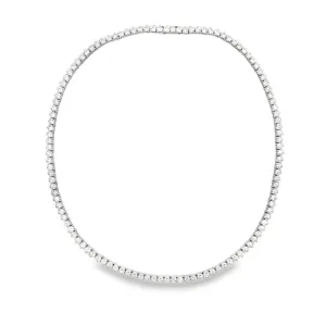 30.68CT 3-Prong Diamond Opera Necklace
