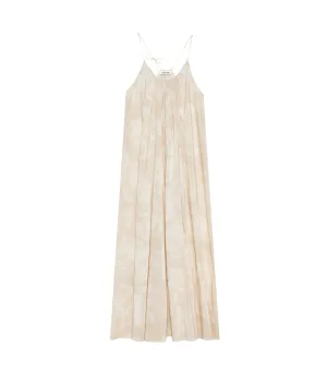 Aida Maxi Dress in Oat Mushroom