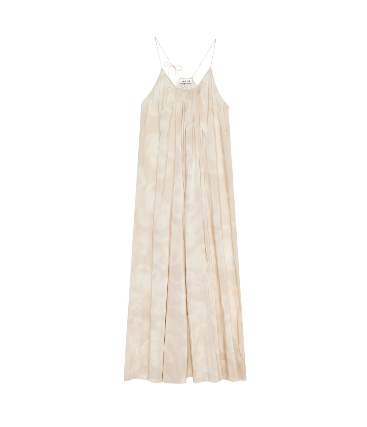 Aida Maxi Dress in Oat Mushroom