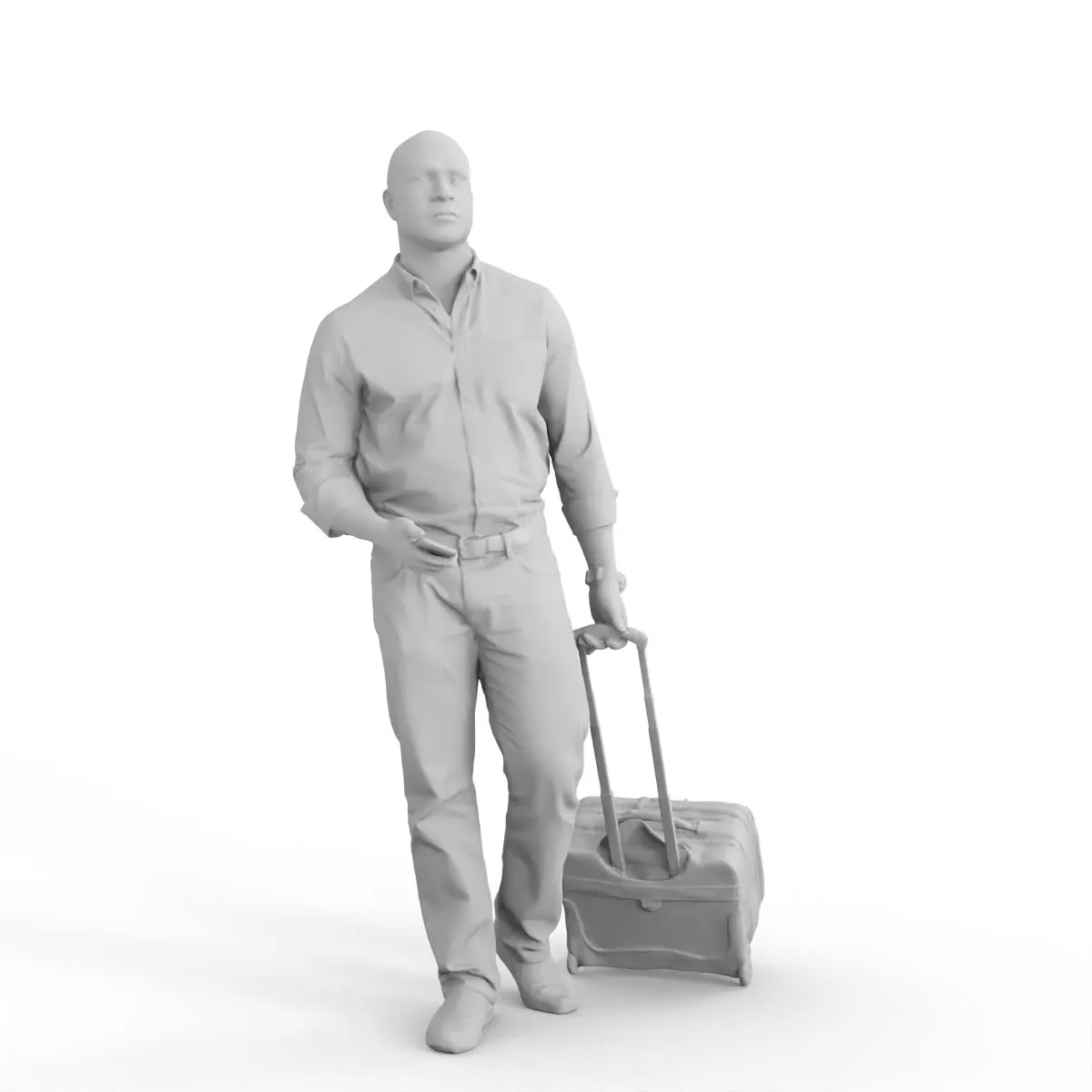 AXYZ Design | Traveling Man | cman0215hd2o01p01s | Ready- Posed 3D Human Model