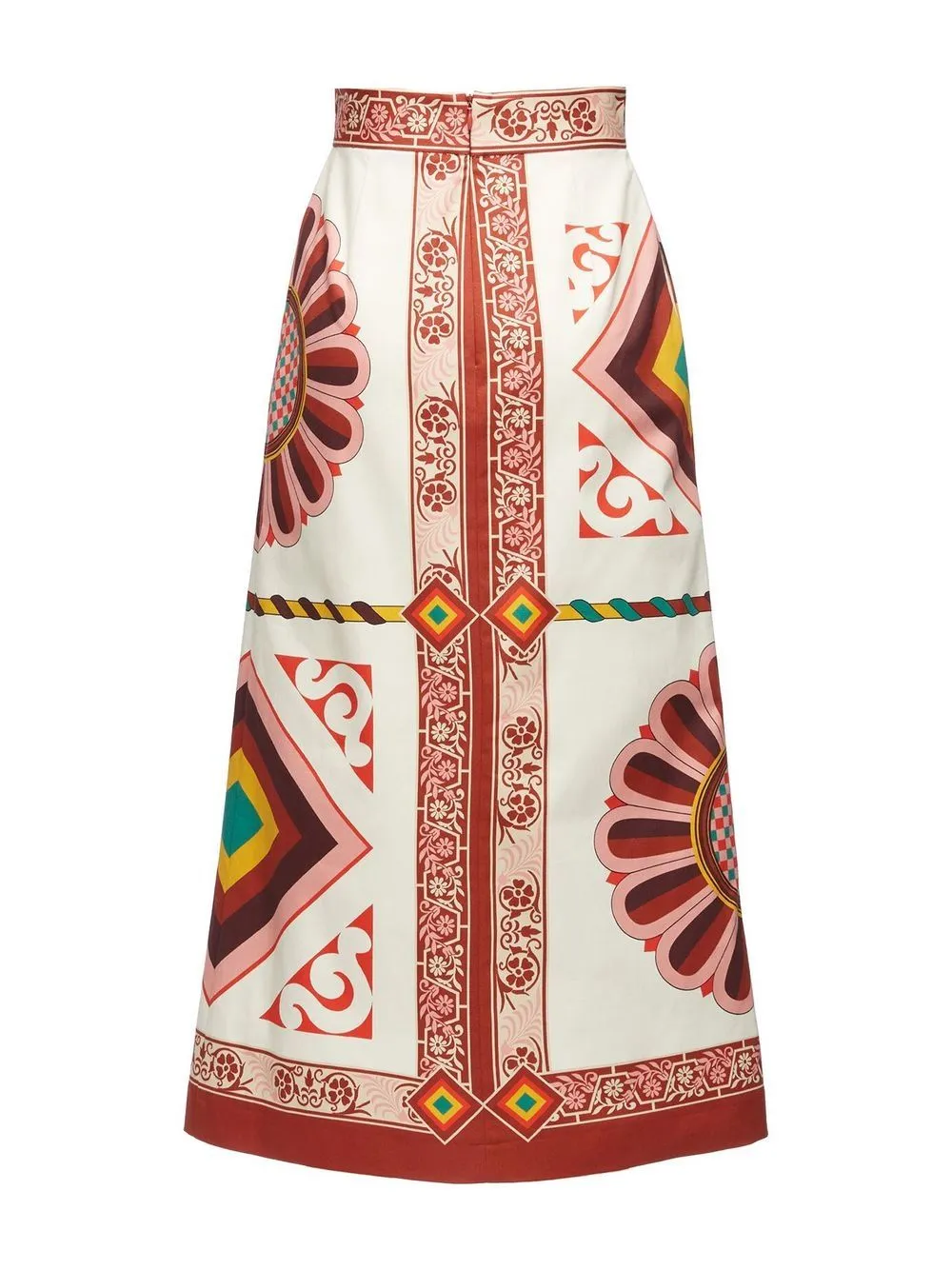 Baia cotton midi skirt