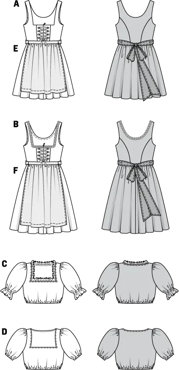 Burda Pattern 7057 (6-20)
