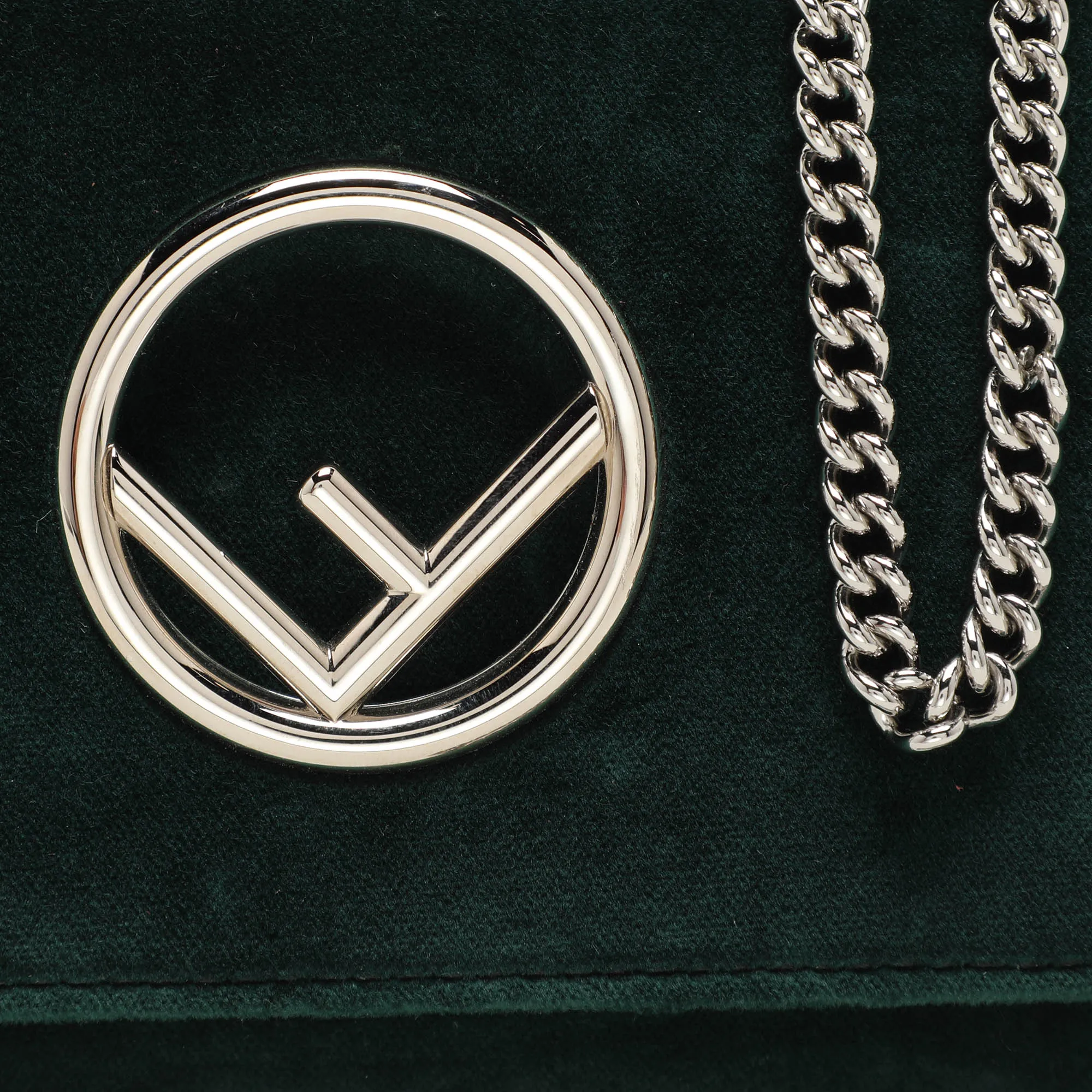 Fendi Green Velvet F Is Fendi Wallet On Chain