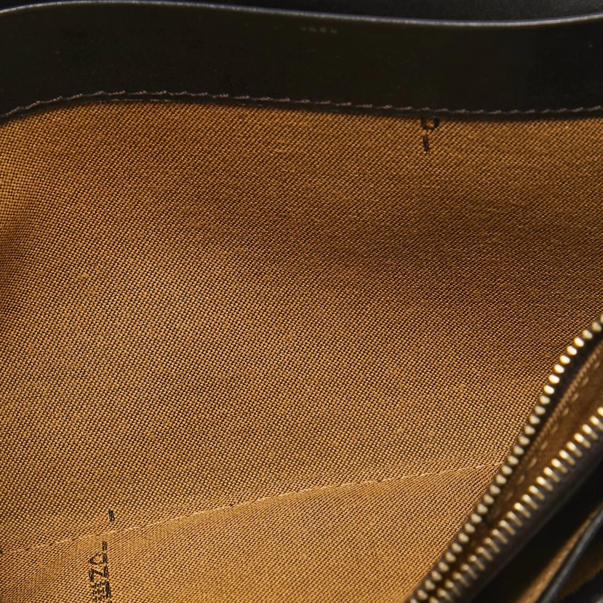 Fendi Zucca Canvas And Leather Flap Continental Wallet