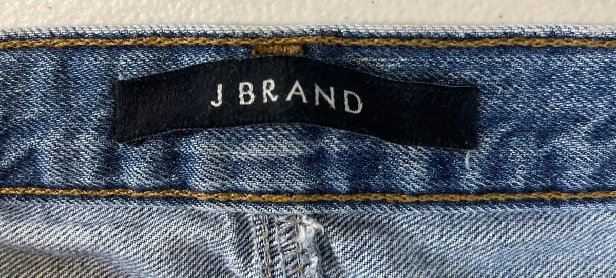 J Brand Stylish Denim Bonny Mini Skirt Waist 24 Length `13"