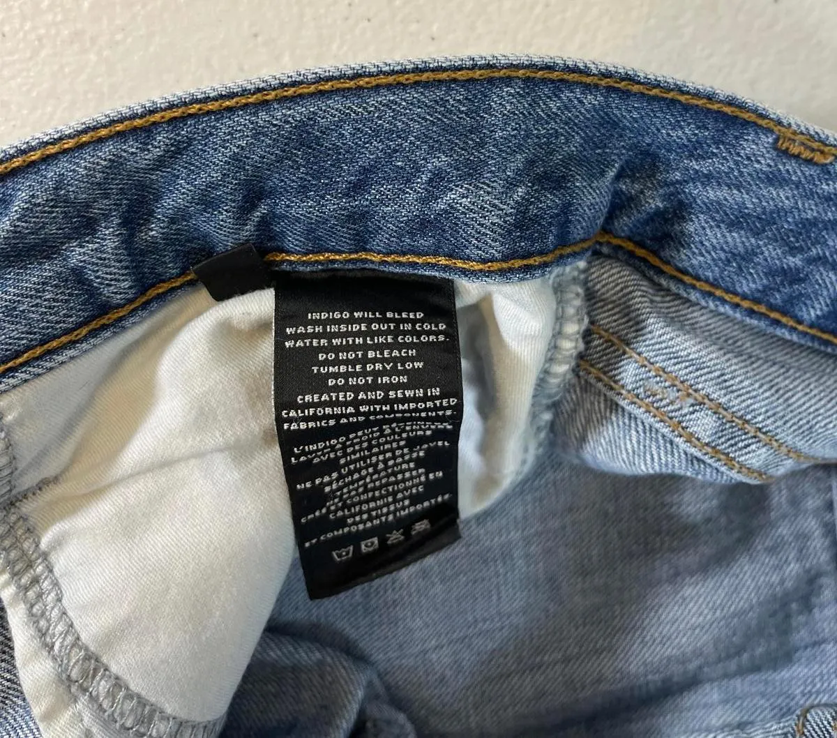 J Brand Stylish Denim Bonny Mini Skirt Waist 24 Length `13"