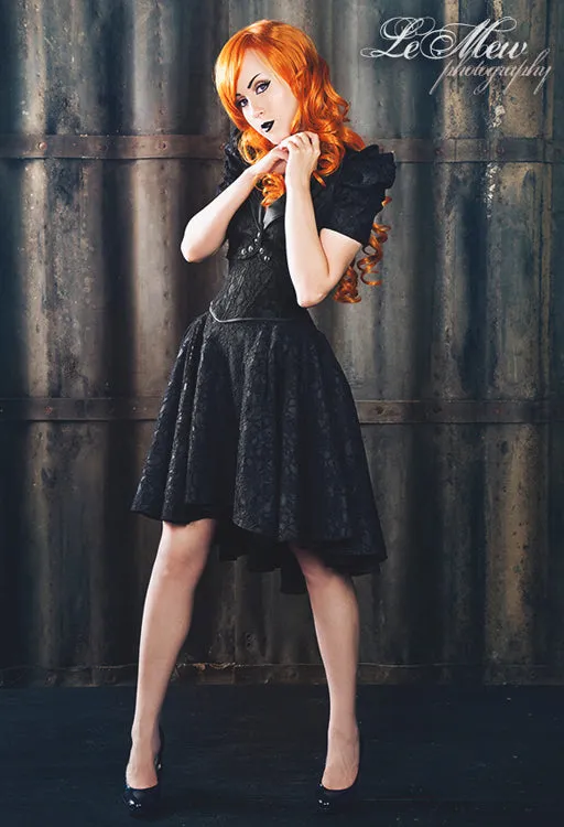 Josephine lace overlay skirt
