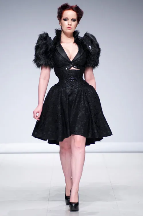 Josephine lace overlay skirt