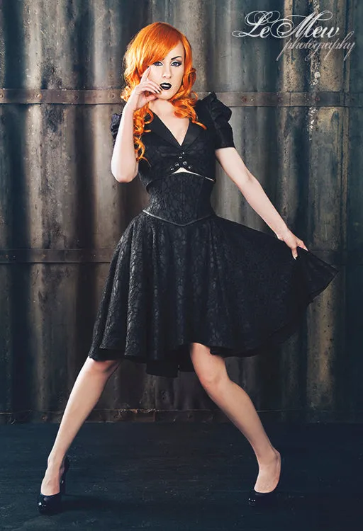 Josephine lace overlay skirt