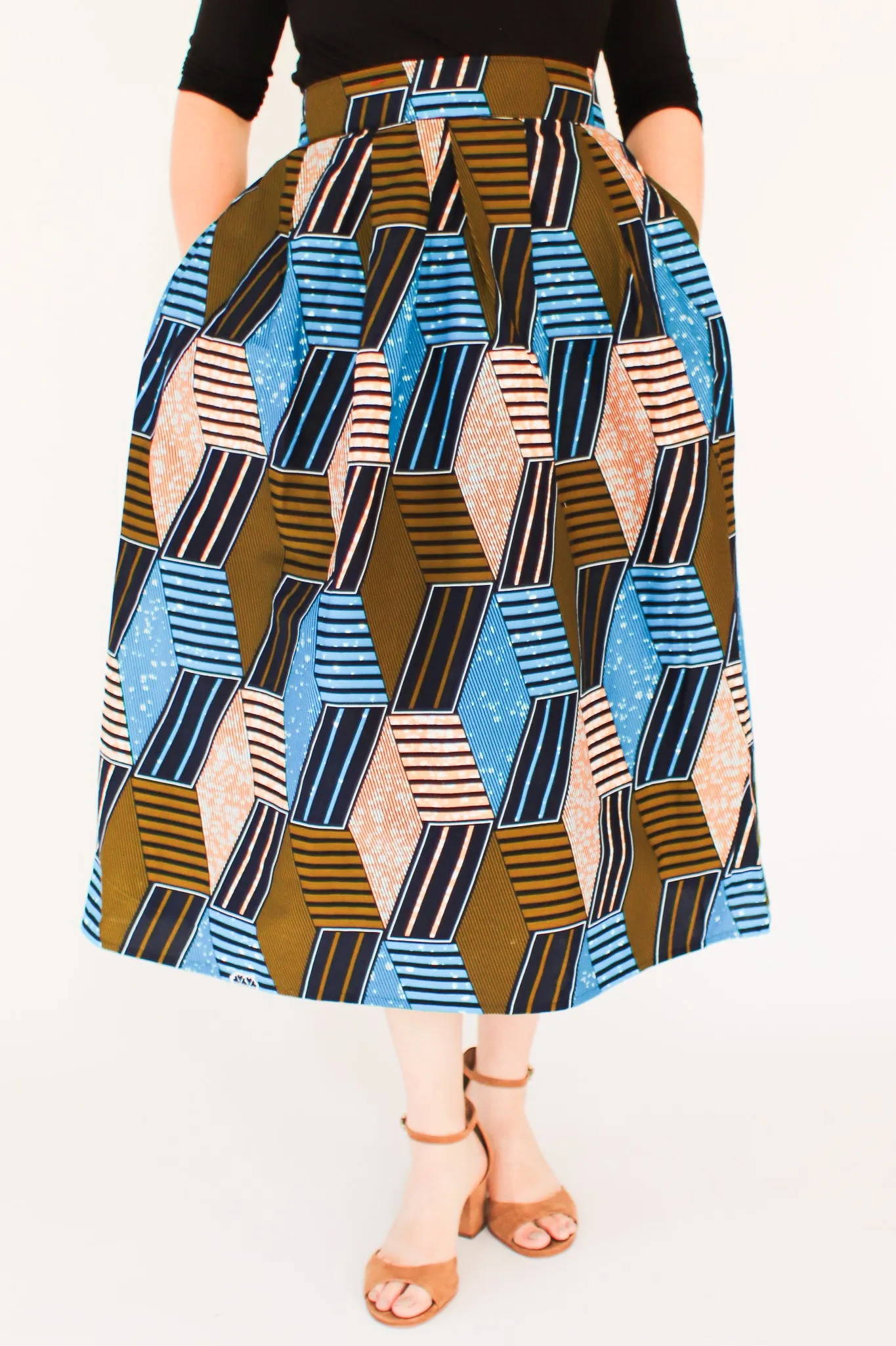 Mapenzi Skirt, City Scape