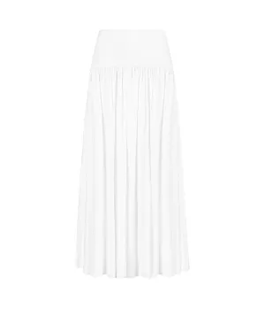 Procida Maxi Skirt in White