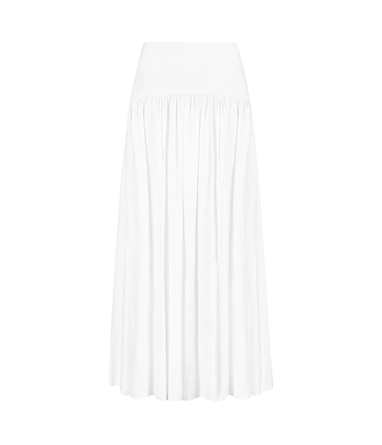Procida Maxi Skirt in White
