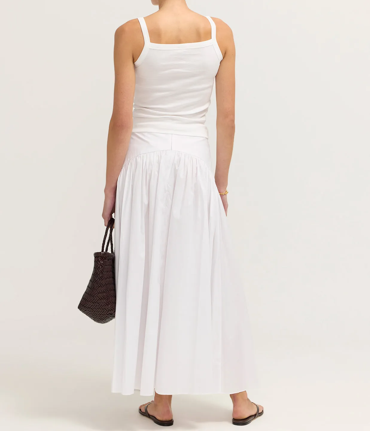 Procida Maxi Skirt in White