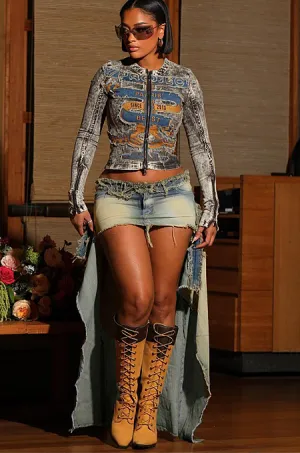 ‘Projected’ Skirt