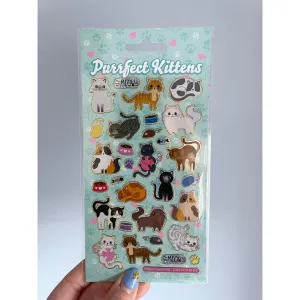 Purrfect Kittens Sparkly Stickers