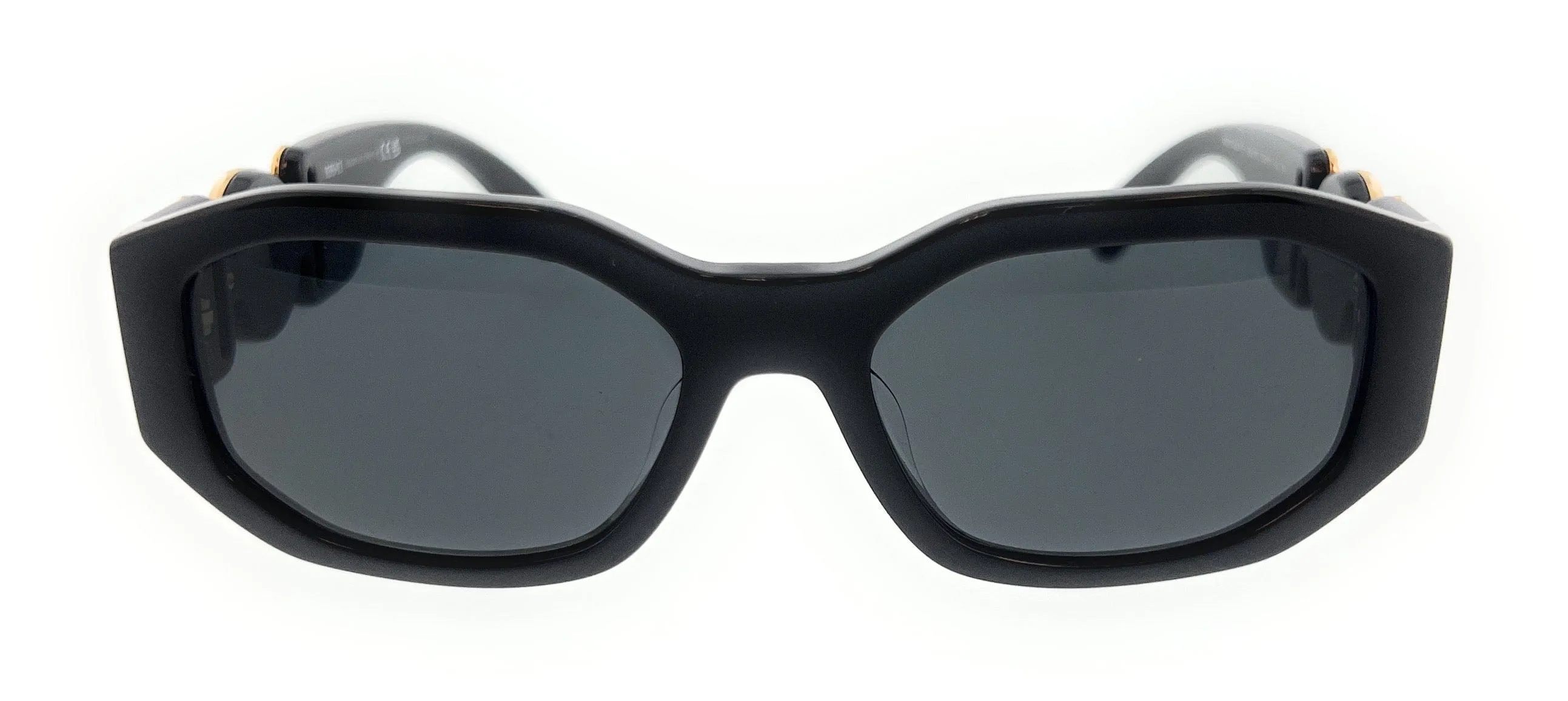 Versace 0VE4361F GB1/87  Black Rectangular Vintage Medusa Sunglasses
