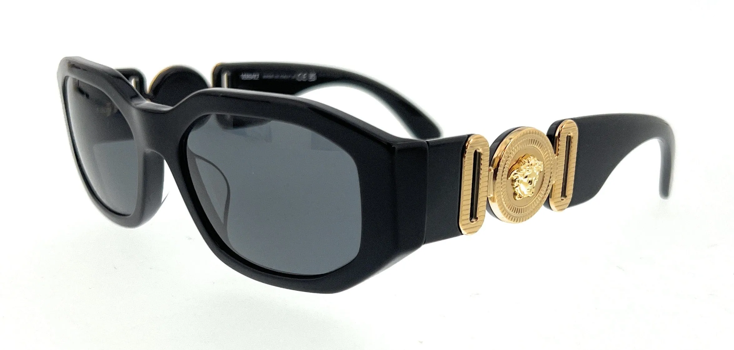 Versace 0VE4361F GB1/87  Black Rectangular Vintage Medusa Sunglasses