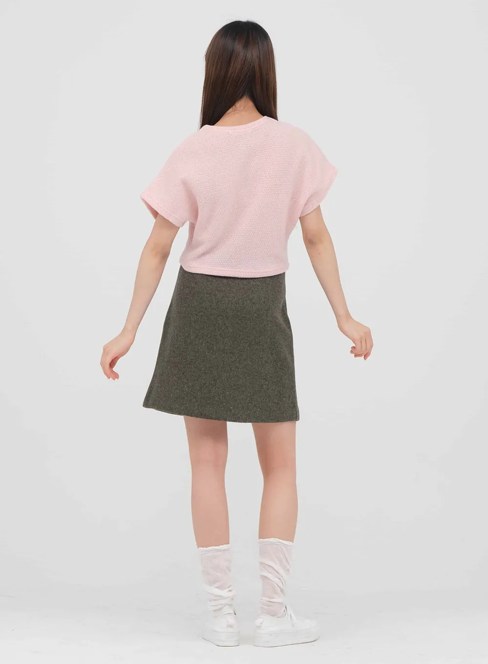 Wool Mini Skirt #OU-A2712007